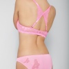 Golshan Githa Foam Cup Push Up Bra,Neon Pembe Renk Straplez Konforlu ve Şık Sütyen