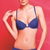 Golshan Githa Foam Cup Push Up Bra,Saks Mavi Straplez Konforlu ve Şık Sütyen