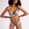 Golshan Goldy Heavy Push up Bra, Gri Leopar Konforlu ve Şık Sütyen