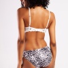 Golshan Goldy Heavy Push up Bra, Gri Leopar Konforlu ve Şık Sütyen