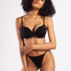 Golshan Goldy Heavy Push up Bra, Siyah Renk  Konforlu ve Şık Sütyen