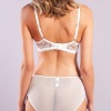 Golshan Gilda Big size Plunge Bra, Ekru Konforlu ve Şık Sütyen