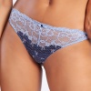 Golshan Gilda Mini Slip, Kadın Dantelli Mavi Külot