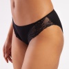 Golshan Goldy Mini Slip, Kadın Dantelli Siyah Külot