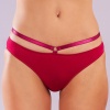 Golshan Gorbus Mini Slip, Kadın Micro Bel Şeritli Şarap Renkli Külot