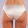 Golshan Giselle Mini Slip, Kadın Güpürlü Saten Ekru Külot