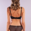 Golshan Giselle Mini Slip, Kadın Güpürlü Saten Siyah Külot