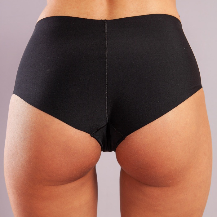 Golshan Girdle İnvisible Slip, İz Yapmayan Görünmez Lazer Kesim Siyah Külot