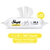 Sleepy Natural Ultra Hassas Yenidoğan Bebek Islak Mendil 12x40 Adet