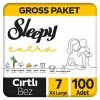 Sleepy Extra Günlük Aktivite Gross Paket Bebek Bezi 7 Numara XXlarge 100 Adet