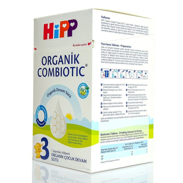 Hipp 3 Organik Combiotic Çocuk Devam Sütü 800 gr 1+ Yaş