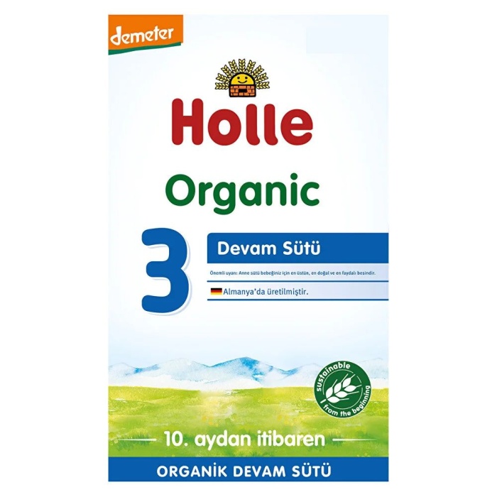 Holle 3 Organik Devam Sütü 600 Gr