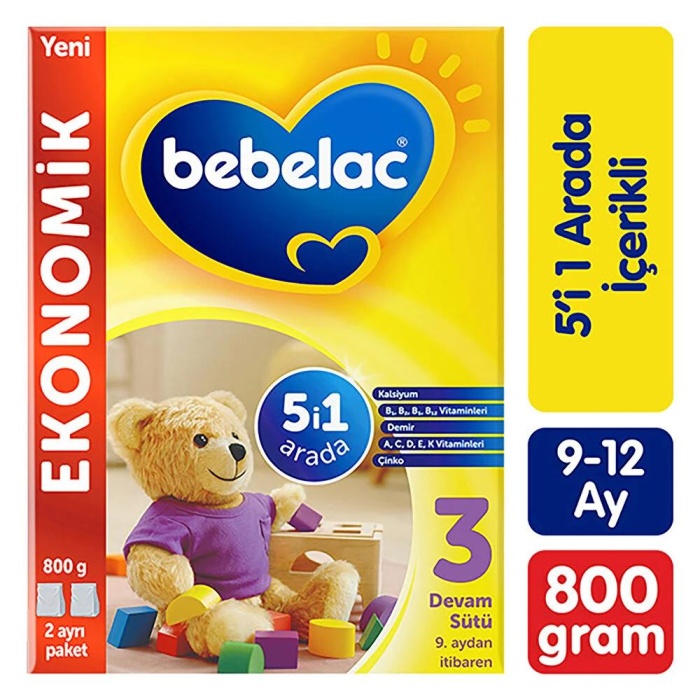 Bebelac 3 Çocuk Devam Sütü 800 Gr