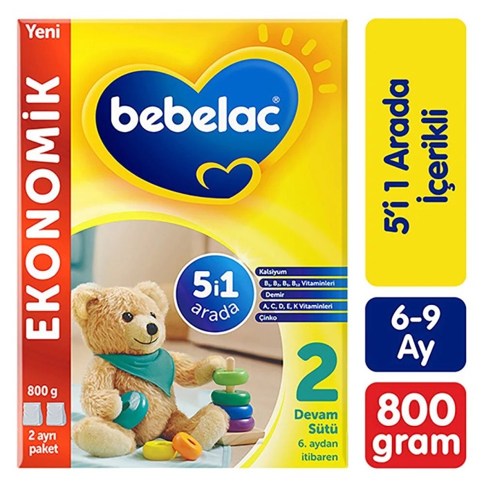 Bebelac 2 Çocuk Devam Sütü 800 Gr
