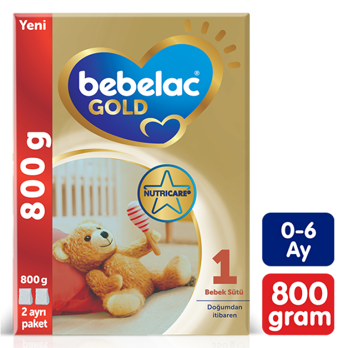Bebelac Gold 1 Devam Sütü 800 gr 0-6 Ay