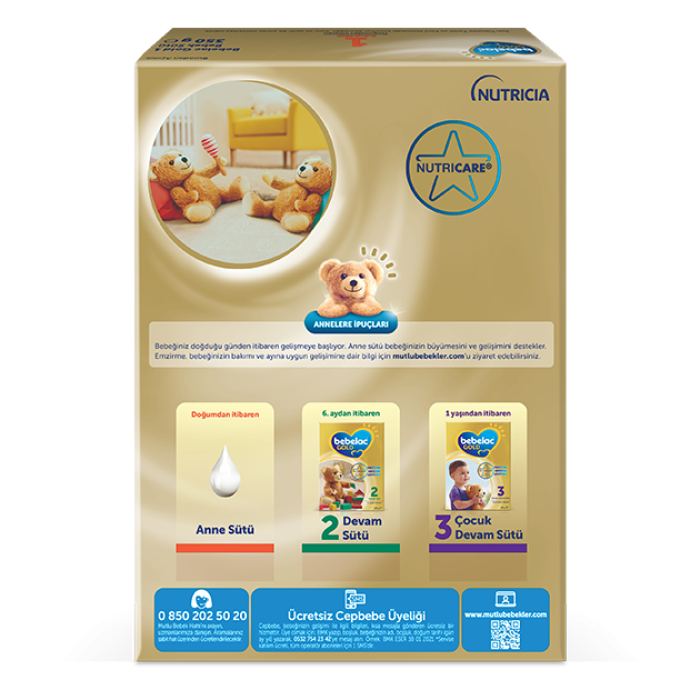 Bebelac Gold 1 Devam Sütü 350 gr 0-6 Ay