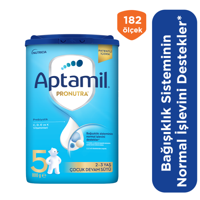 Aptamil 5 Çocuk Devam Sütü 800 gr 2 Yaş+ Akıllı Kutu