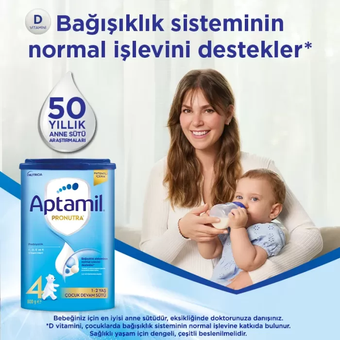 Aptamil 5 Çocuk Devam Sütü 800 gr 2 Yaş+ Akıllı Kutu