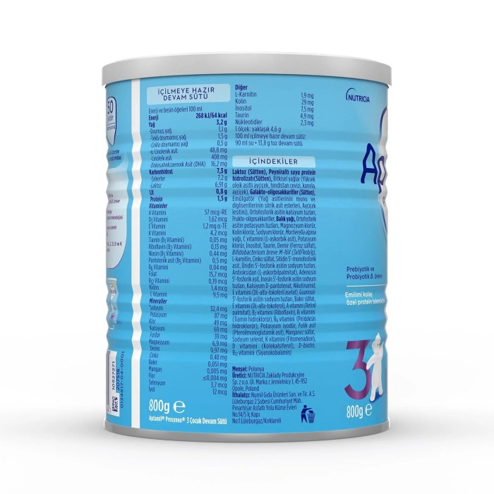 Aptamil Prosyneo 3 Devam Sütü 800 gr 1 Yaş+