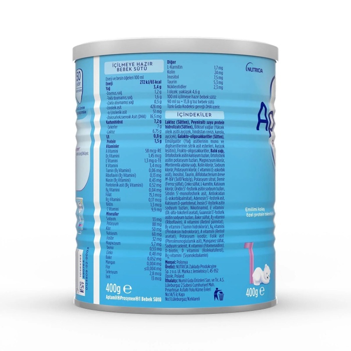Aptamil Prosyneo 1 Bebek Sütü 400 gr 0-6 Ay