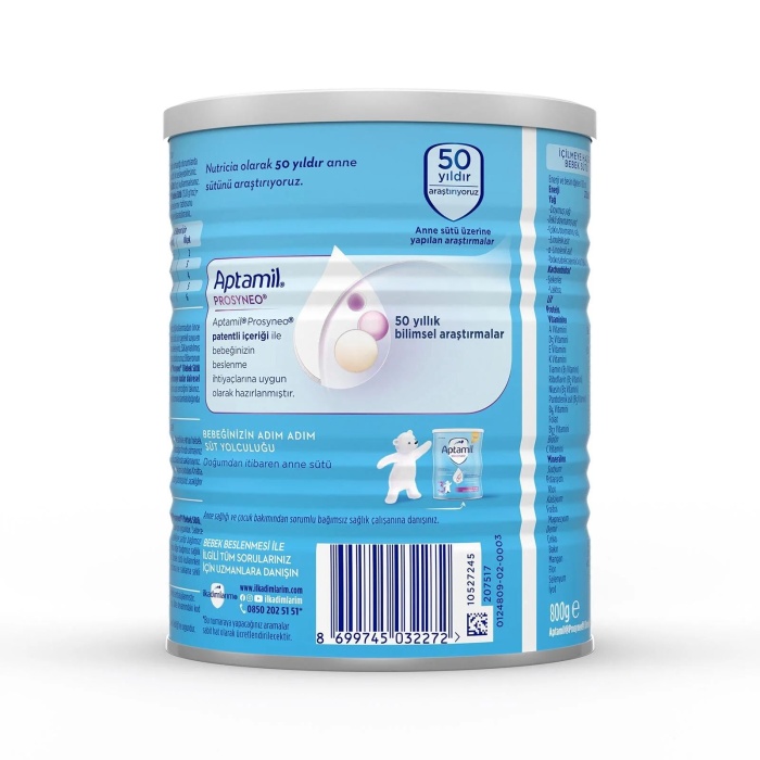 Aptamil Prosyneo 1 Bebek Sütü 800 gr 0-6 Ay