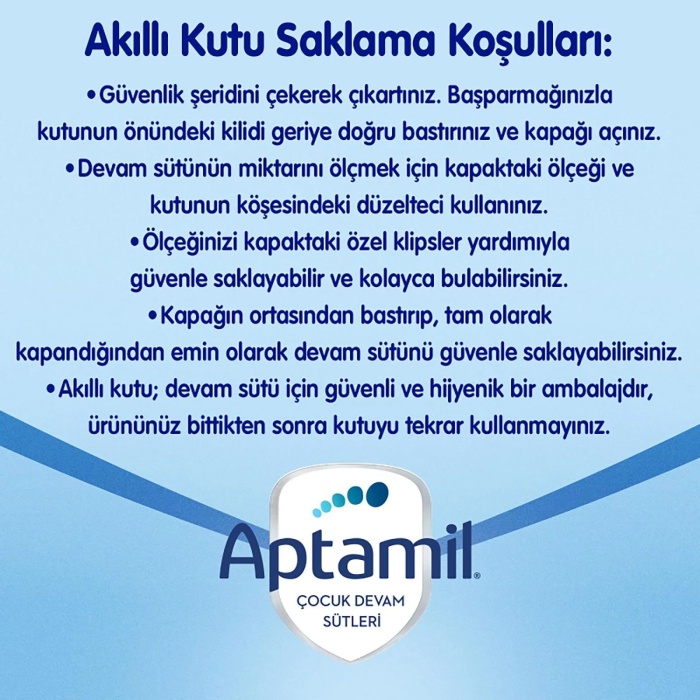 Aptamil 2 Devam Sütü 800 gr 6-9 Ay Akıllı Kutu