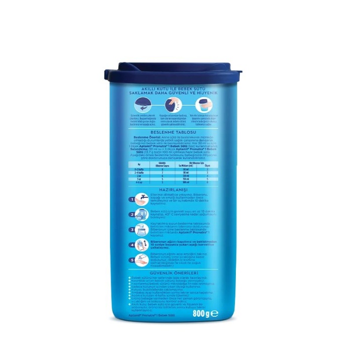Aptamil 1 Bebek Sütü 800 gr 0-6 Ay Akıllı Kutu