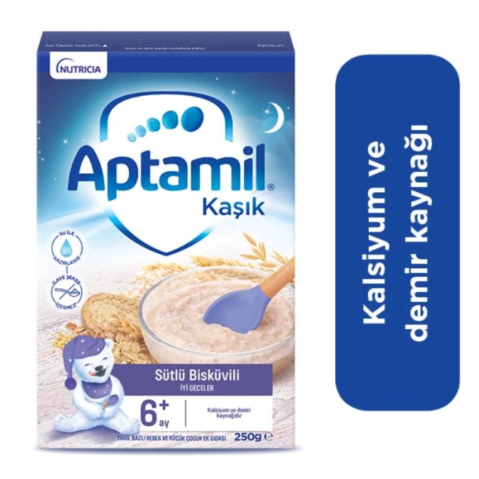 Aptamil Sütlü Bisküvili Kaşık Maması 250 gr