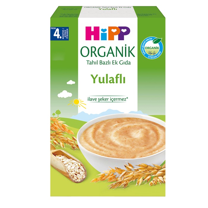 Hipp Organik Yulaflı Kaşık Maması 200 gr