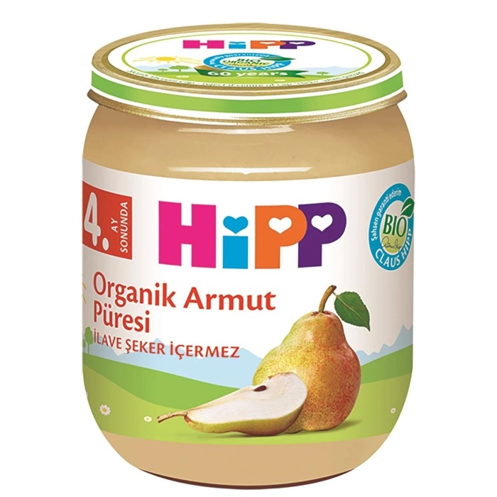 Hipp Organik Armutlu Kavanoz Mama 125 gr