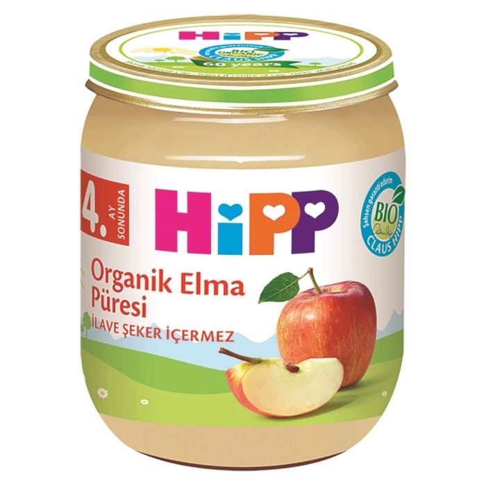 Hipp Organik Elmalı Kavanoz Mama 125 gr