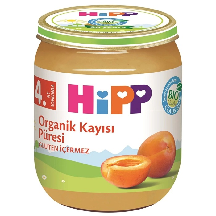 Hipp Organik Kayısılı Kavanoz Mama 125 gr