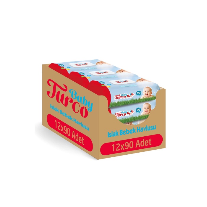 Baby Turco Bebek Islak Mendil 12x90 Adet