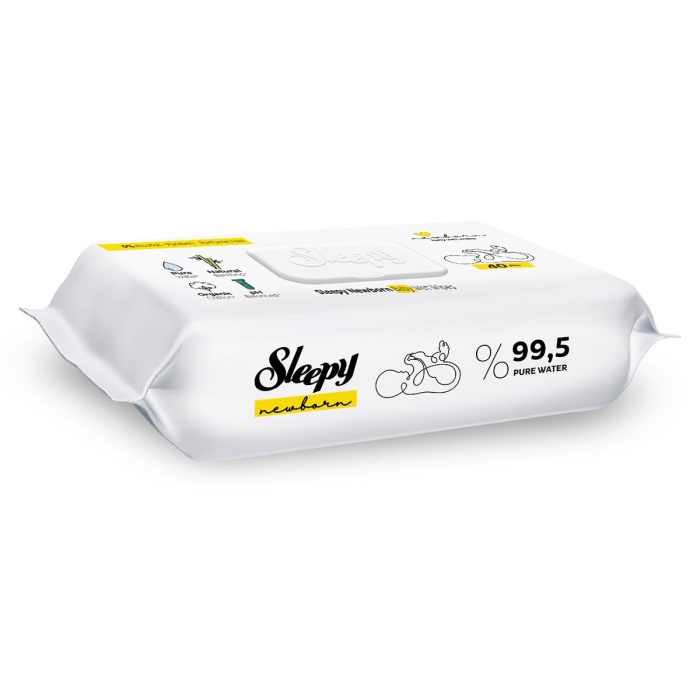 Sleepy Natural Ultra Hassas Yenidoğan Bebek Islak Mendil 3x40 Adet