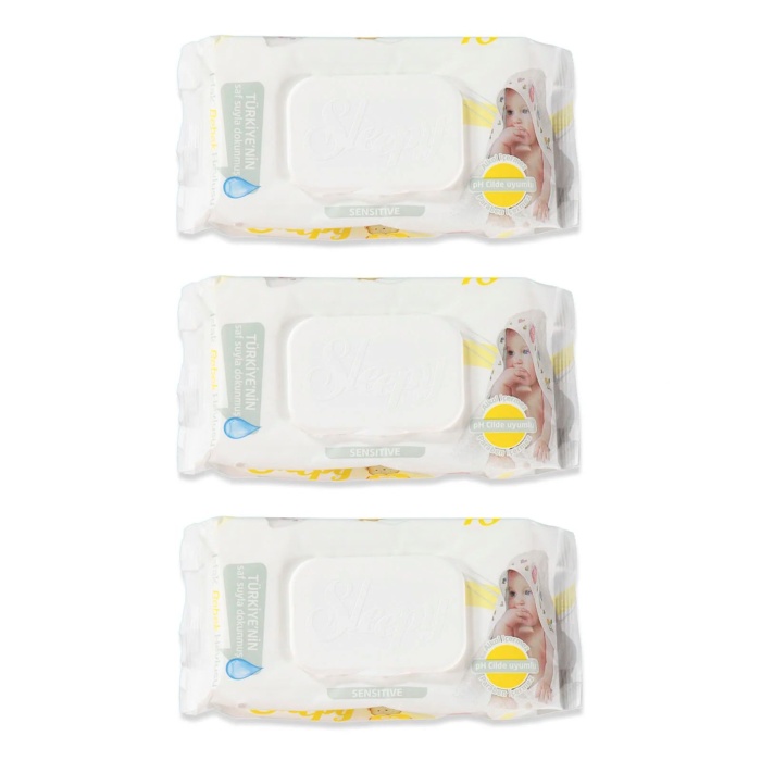 Sleepy Sensitive Bebek Islak Mendil 3x50 Adet
