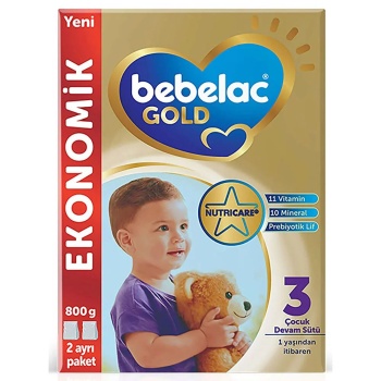 Bebelac Gold 3 Çocuk Devam Sütü 800 Gr