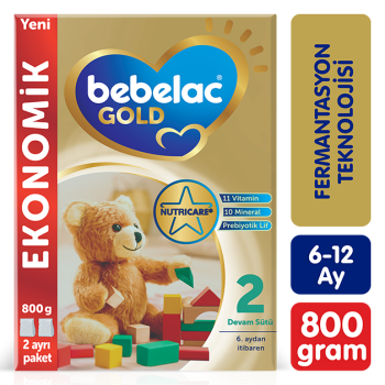 Bebelac Gold 2 Devam Sütü 800 gr 6-12 Ay