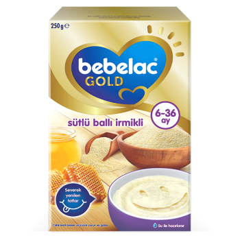Bebelac Gold Sütlü Ballı İrmikli Kaşık Maması 250 gr