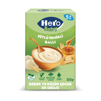 Hero Baby Sütlü Ballı İrmikli Kaşık Maması 200 gr