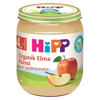 Hipp Organik Elmalı Kavanoz Mama 125 gr