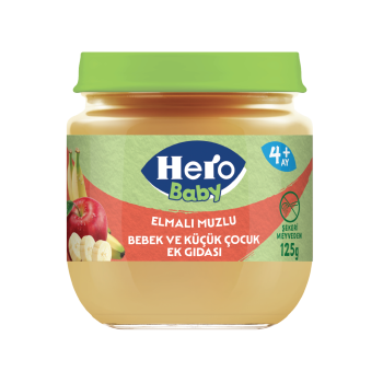 Hero Baby Elmalı Muzlu Kavanoz Mama 125 gr