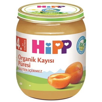 Hipp Organik Kayısılı Kavanoz Mama 125 gr