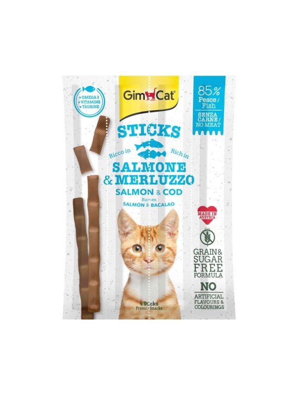Sticks Somon Morina Tahılsız Ödül Çubukları 4lü 20 gr