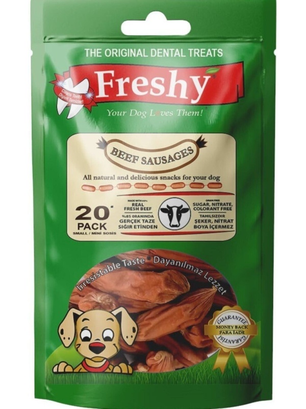 Freshy Mini Sausages Small Küçük Boy Sosis Köpek Ödülü 100 Gr - 14 Ila 20 Adet