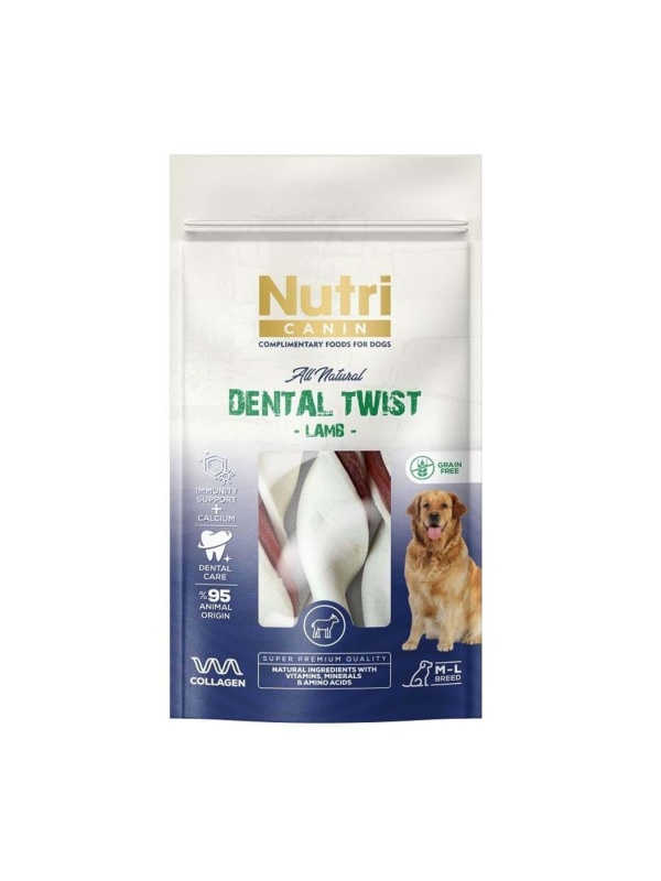 Dental Twist Kuzulu Köpek Ödülü M-l 120 gr
