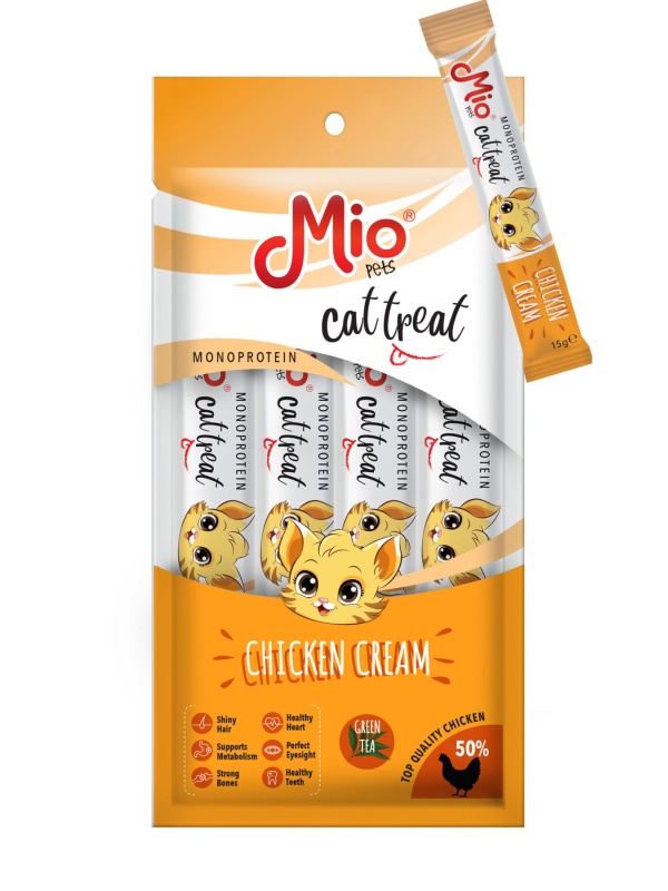 Mio Kedi Ödül Krema - Tavuklu 4lü paket x 15
