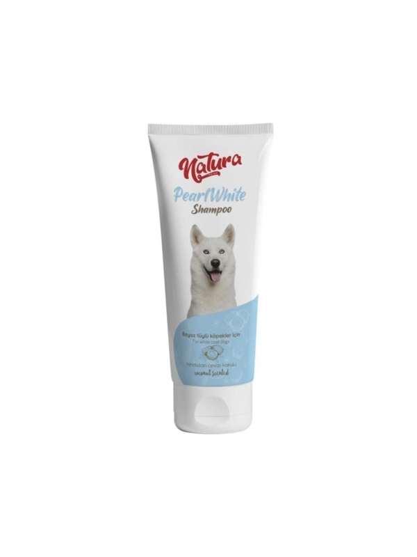 Natura Pearl White Shampoo Beyaz Tüylü Köpek Şampuanı 250ml