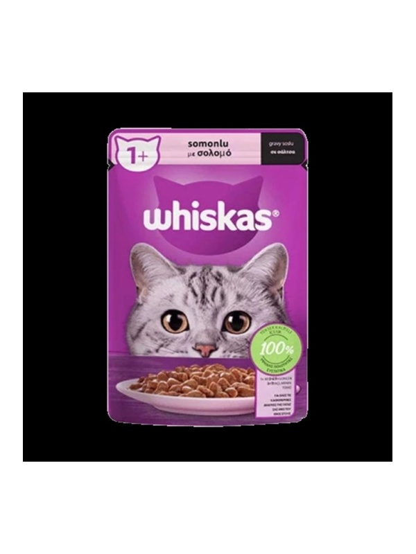 Pouch Somon Balıklı Yaş Kedi Maması 85 gr