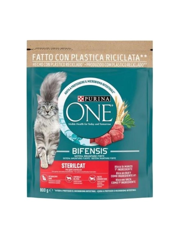 Purina One Sığır Etli 800 gr Kısırlaştırılmış Yetişkin Kedi Maması