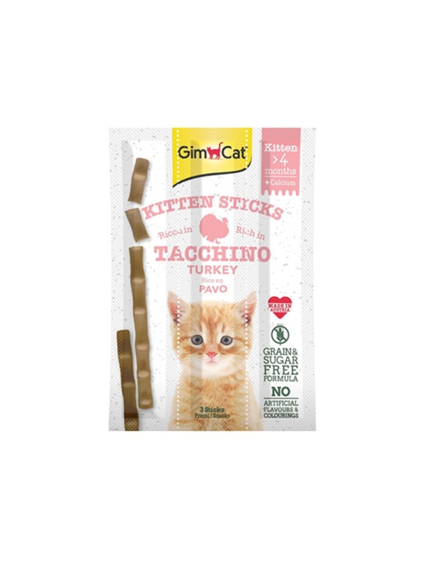 Sticks Kitten Hindili Yavru Kedi Ödül Çubukları 3x3 gr